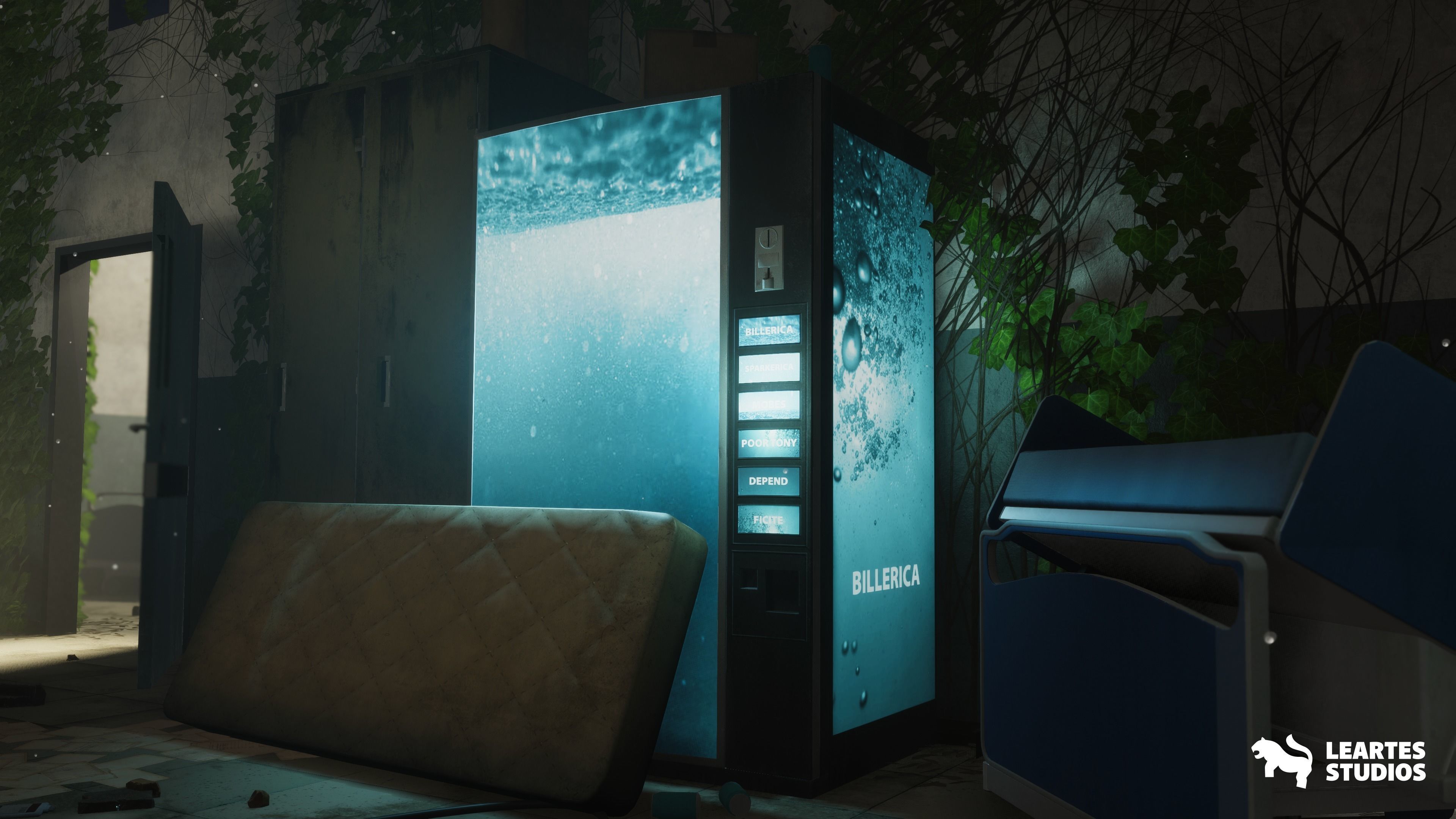 Abandoned-Post-Apocalyptic Hospital Environment Low-poly 3D model_2