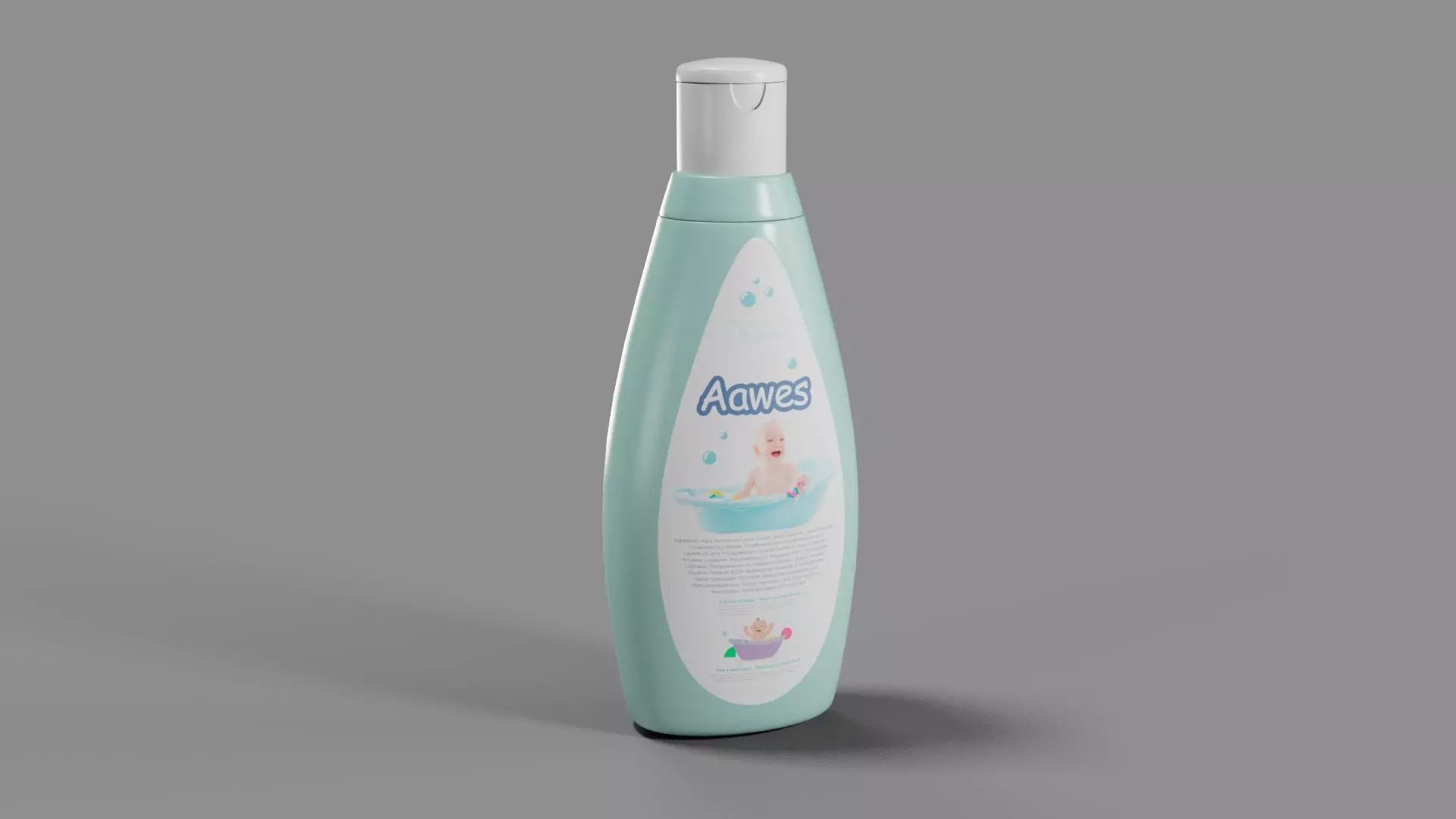 Baby Shampoo Free 3D model