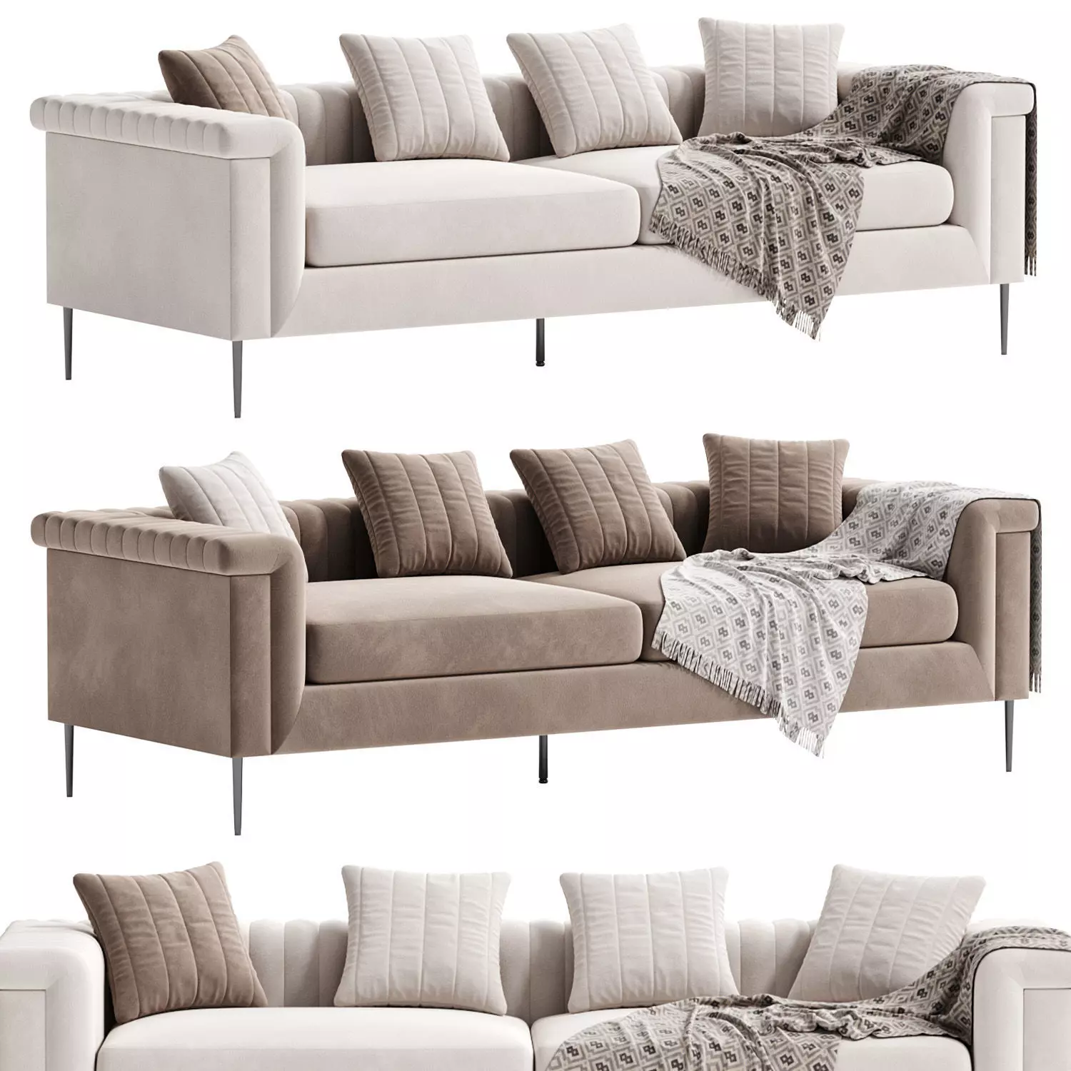 Watson Sofa by Four Hands 3D model