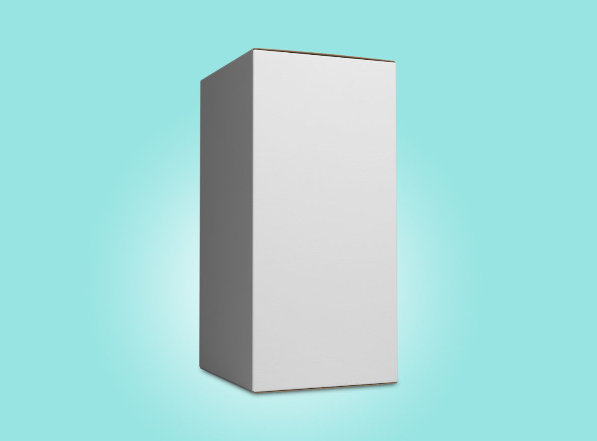 Package Cardboard Papercraft Box Low-poly 3D model_3