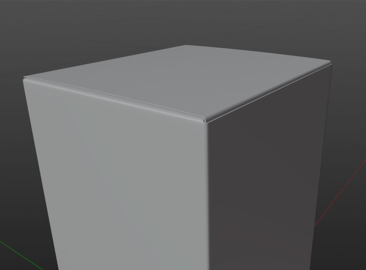 Package Cardboard Papercraft Box Low-poly 3D model_6