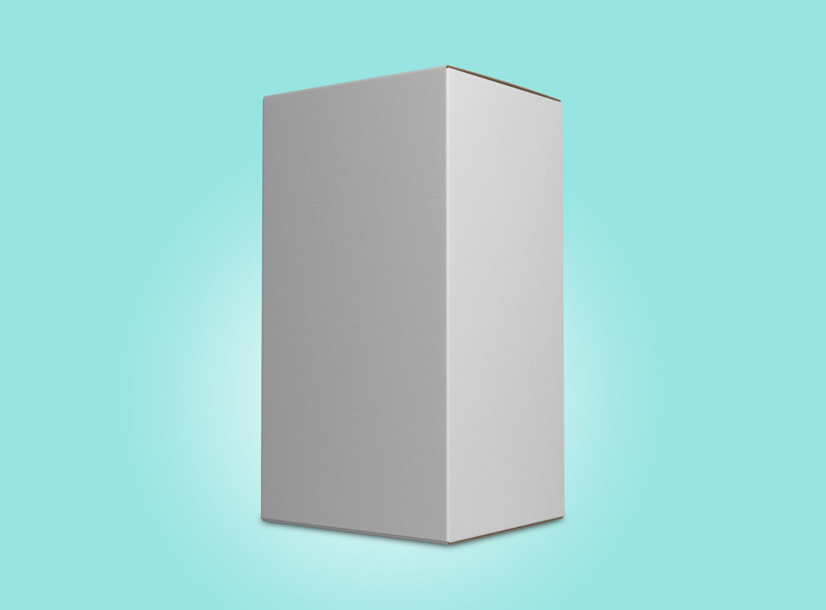 Package Cardboard Papercraft Box Low-poly 3D model_2