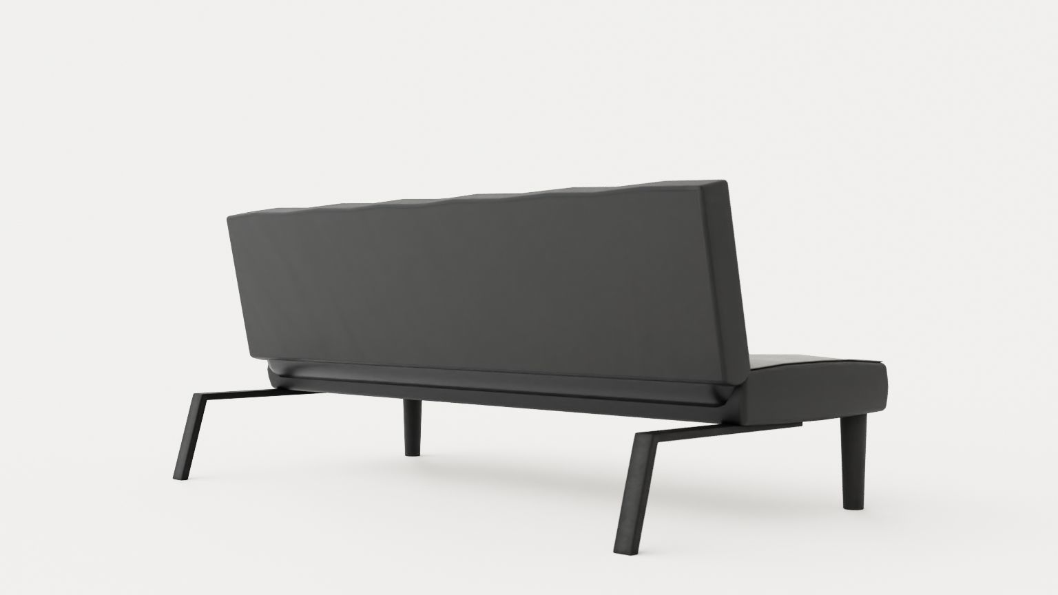 Aurora Sofa Bed Low-poly 3D model_3