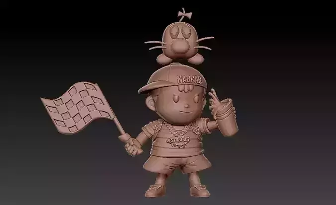 NA8CAR Teddy With Flag