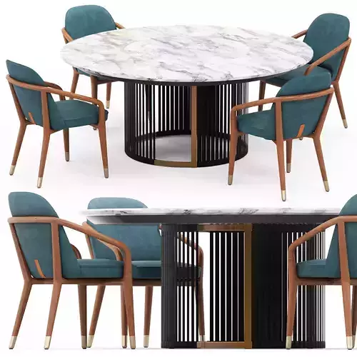 Ulivi Claire Table and Lise Armchair