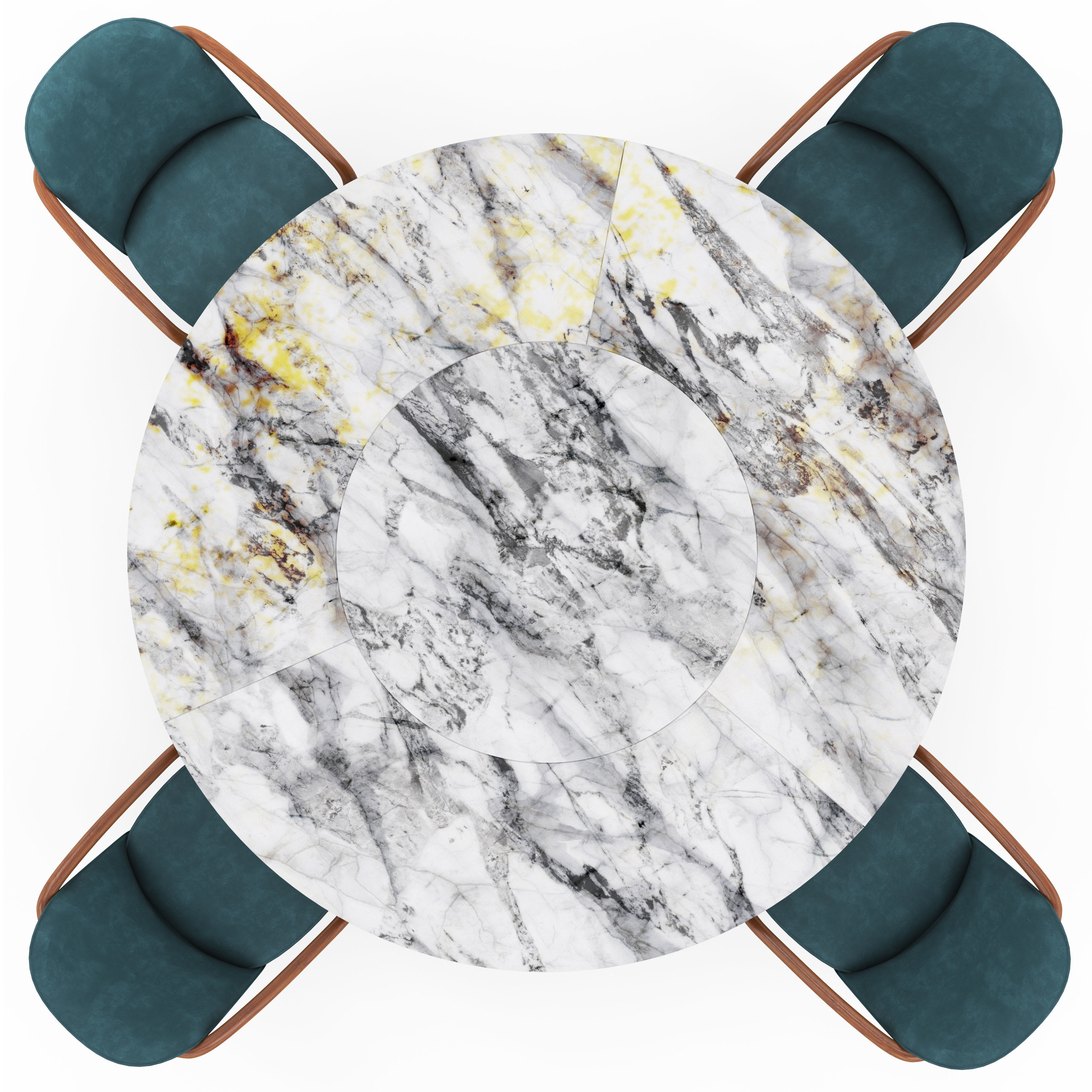 Ulivi Claire Table and Lise Armchair 3D model_1