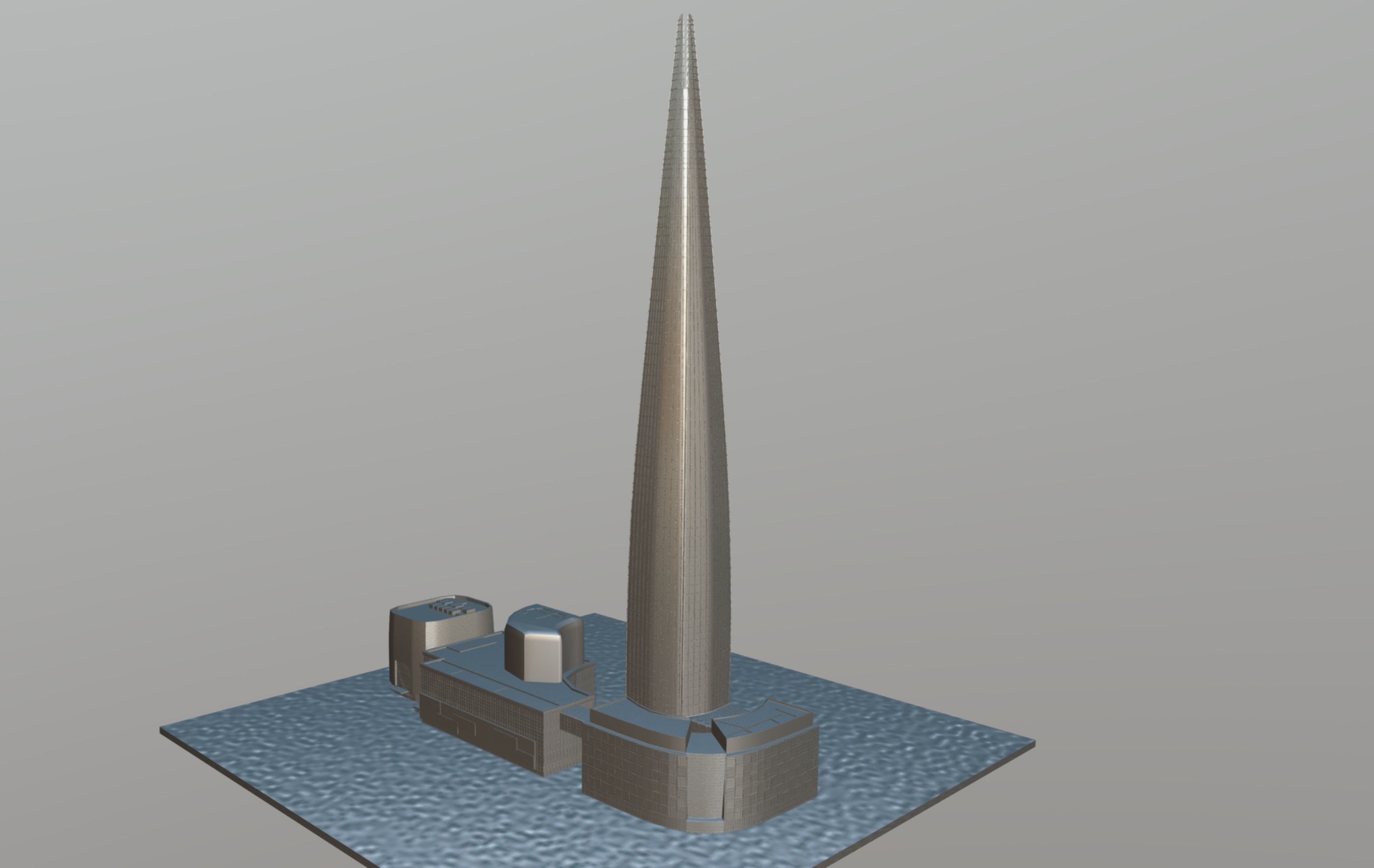 Lotte World Tower Low-poly 3D model_10