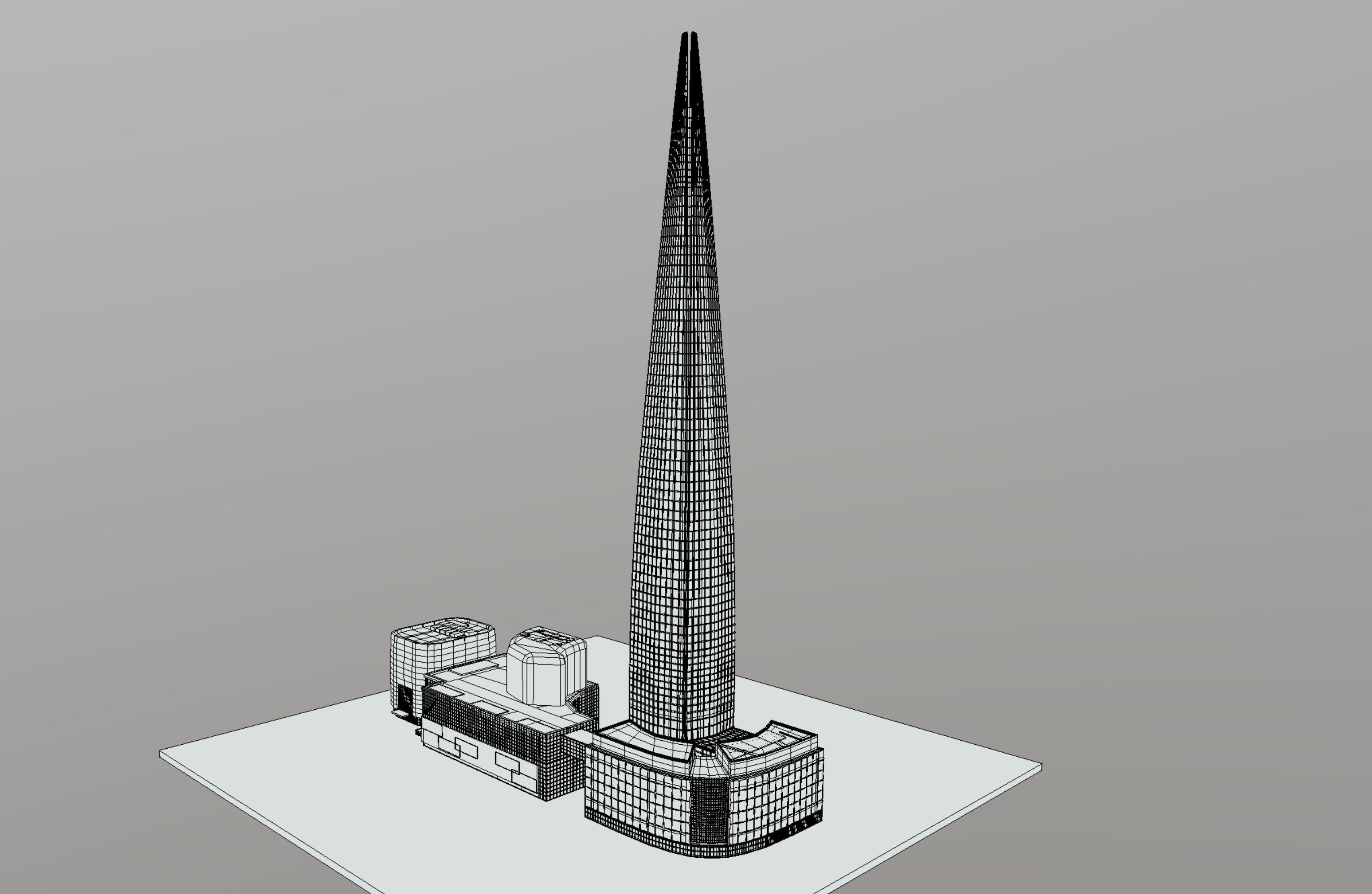 Lotte World Tower Low-poly 3D model_9