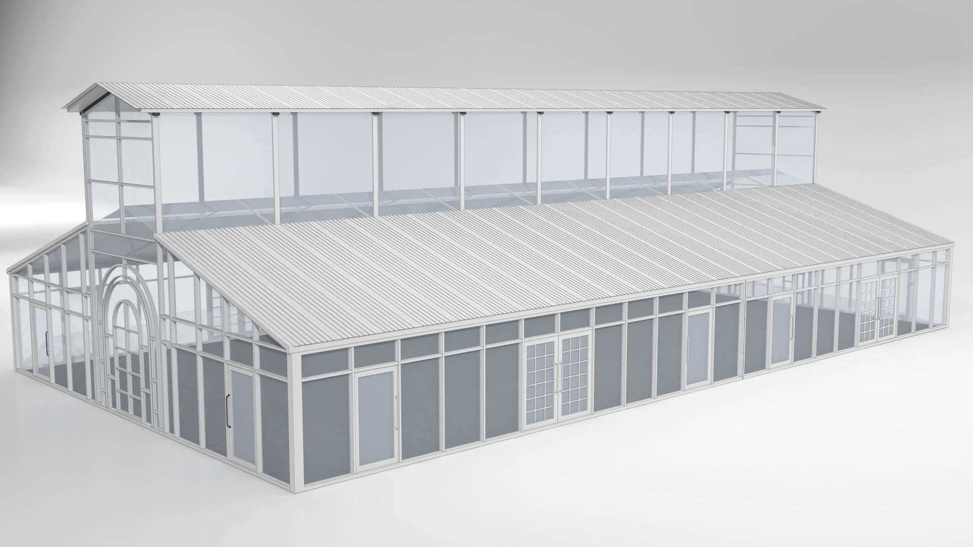 ATRIUM TENT STRUCTURE 3D model_2