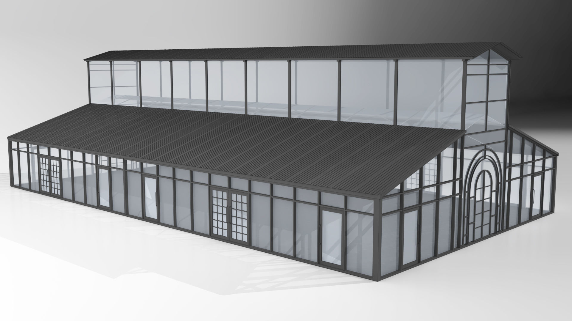 ATRIUM TENT STRUCTURE 3D model_1
