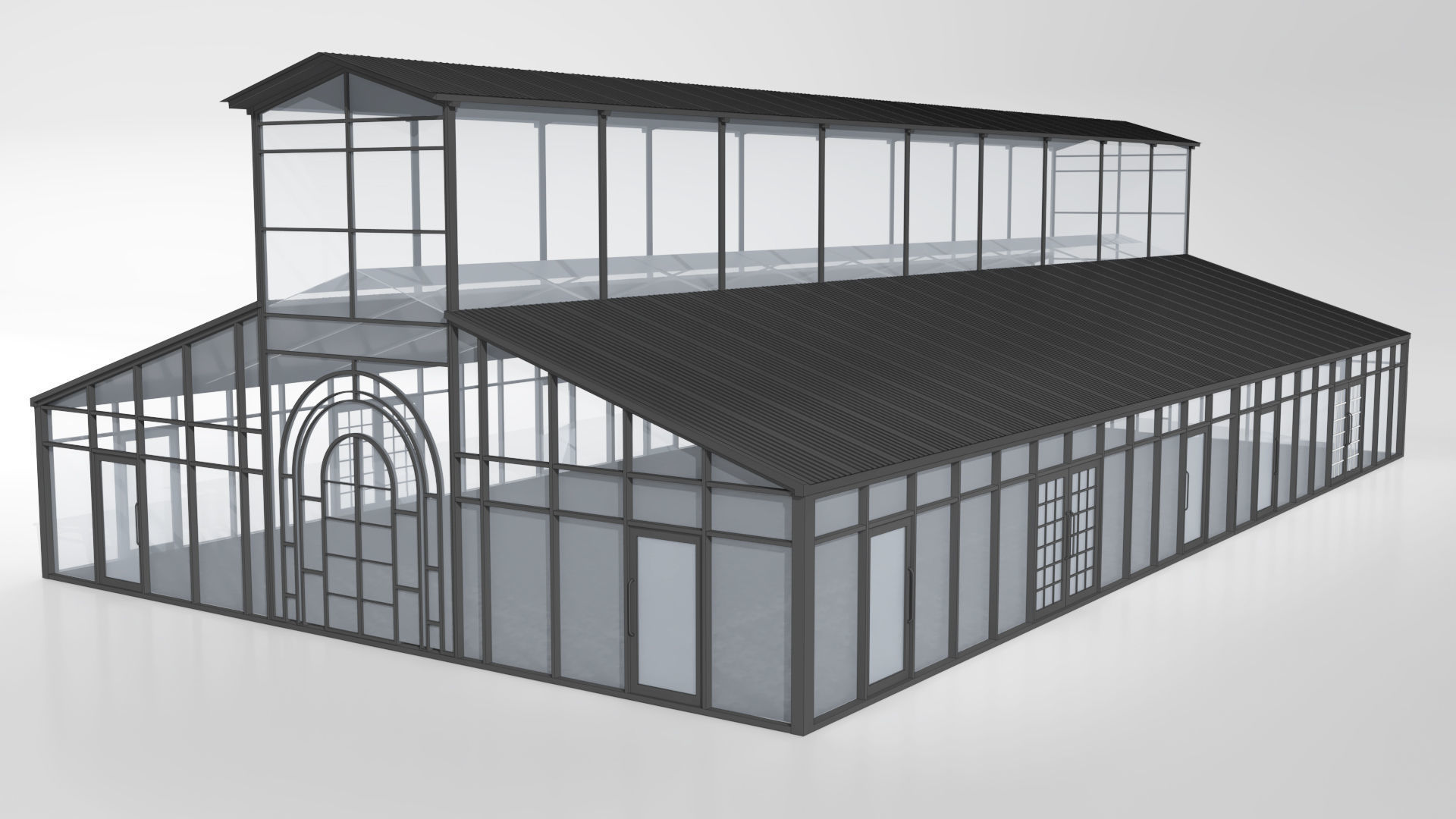 ATRIUM TENT STRUCTURE 3D model_3