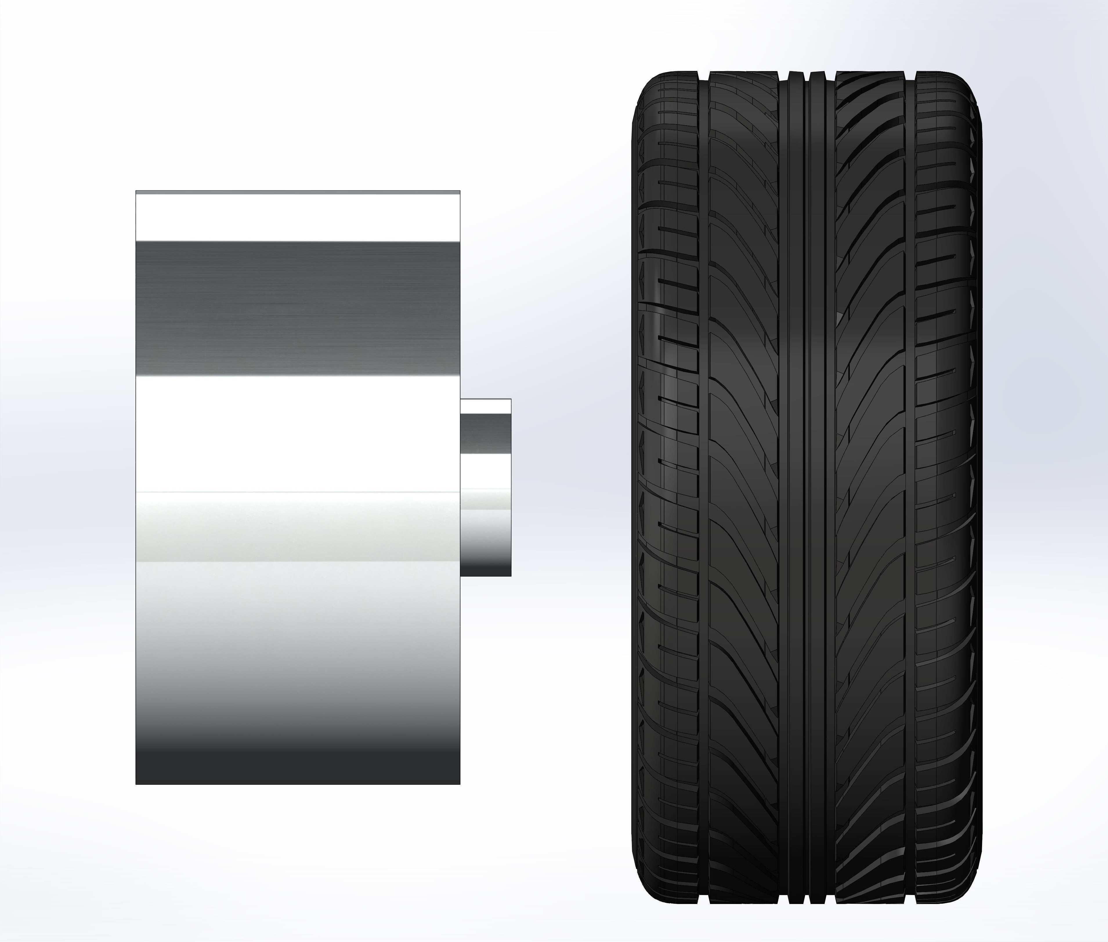 Wheel for scale model of sportcar Cobra 2004 3D print model_8
