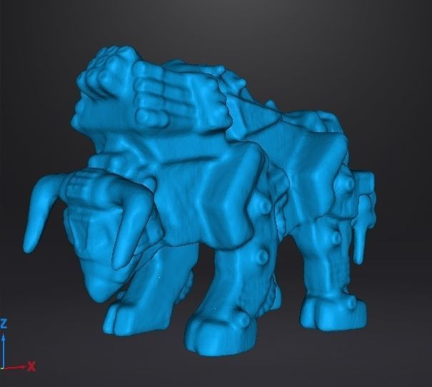 BULL DIBISON GASHAPON PVC PLASTIC FIGURE TOY MINI MODEL 3D print model_7