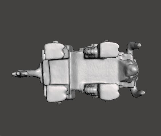 BULL DIBISON GASHAPON PVC PLASTIC FIGURE TOY MINI MODEL 3D print model_6