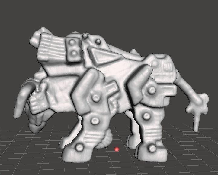 BULL DIBISON GASHAPON PVC PLASTIC FIGURE TOY MINI MODEL 3D print model_1