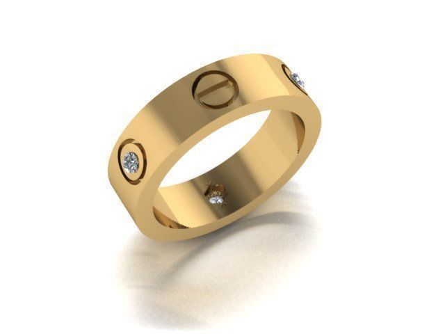 free wedding ring copy Free 3D print model Free 3D print model_2