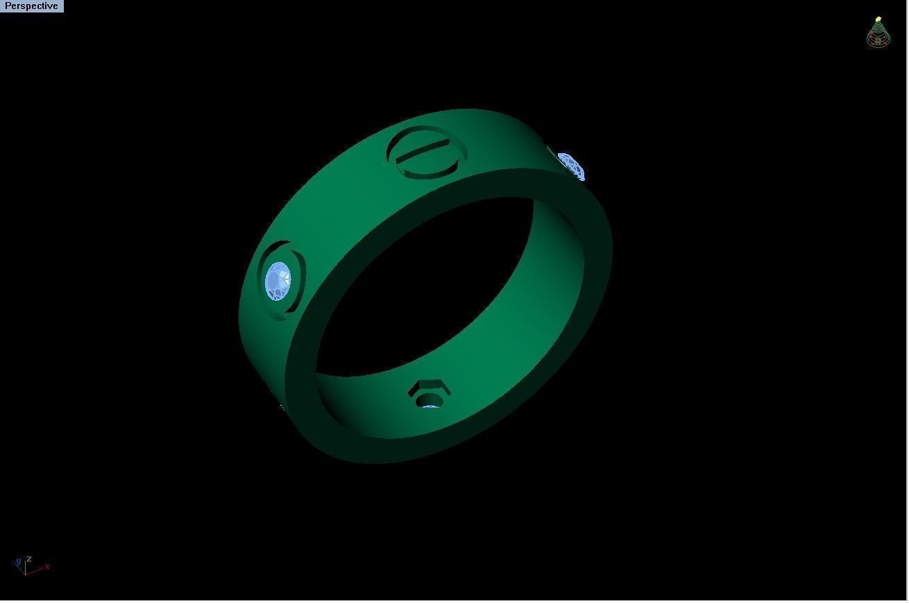 free wedding ring copy Free 3D print model Free 3D print model_3