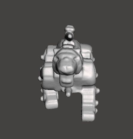 SABER TIGER GASHAPON PVC PLASTIC FIGURE TOY MINI MODEL SCIFI 3D print model_3