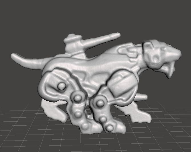 SABER TIGER GASHAPON PVC PLASTIC FIGURE TOY MINI MODEL SCIFI 3D print model_2