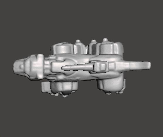 SABER TIGER GASHAPON PVC PLASTIC FIGURE TOY MINI MODEL SCIFI 3D print model_5