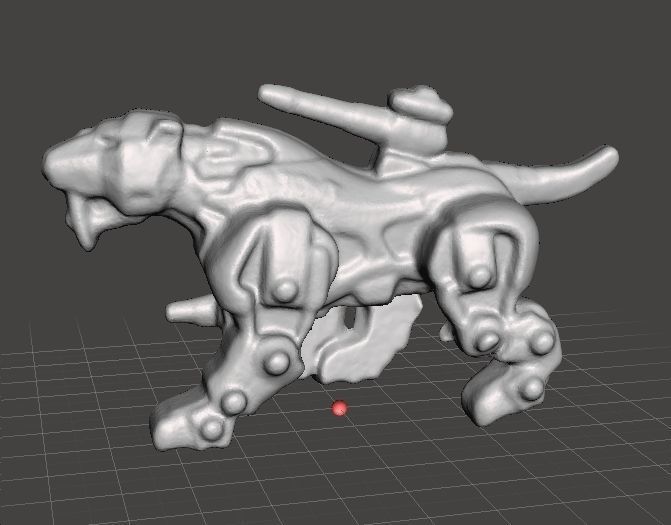 SABER TIGER GASHAPON PVC PLASTIC FIGURE TOY MINI MODEL SCIFI 3D print model_1