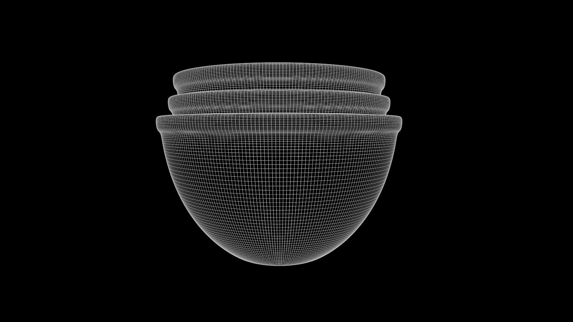 Kitchen utensils- Mixing Bowls-PBR 3D MODEL 3D model_2