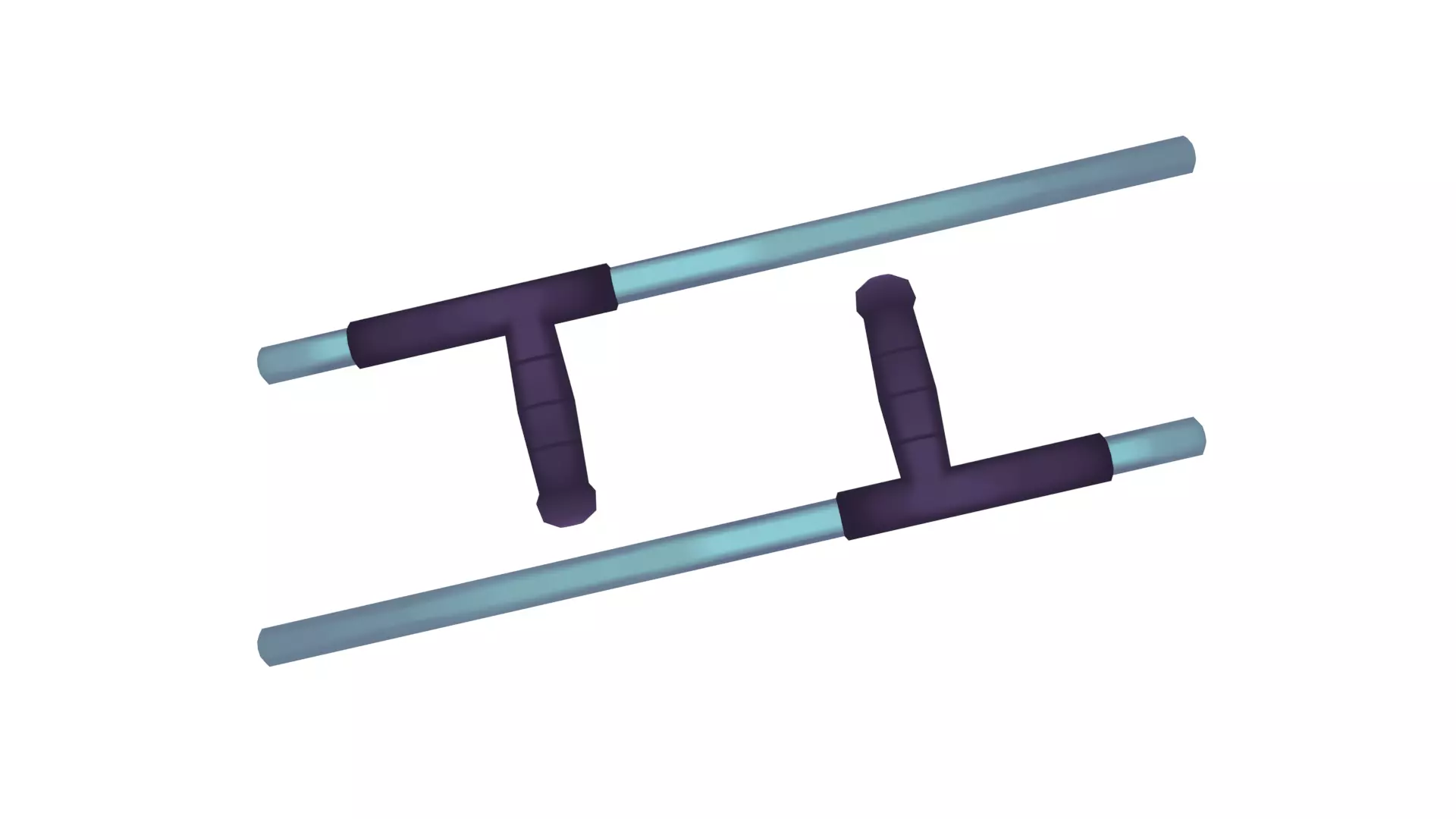 Tonfa - Hand Painted Free 3D model