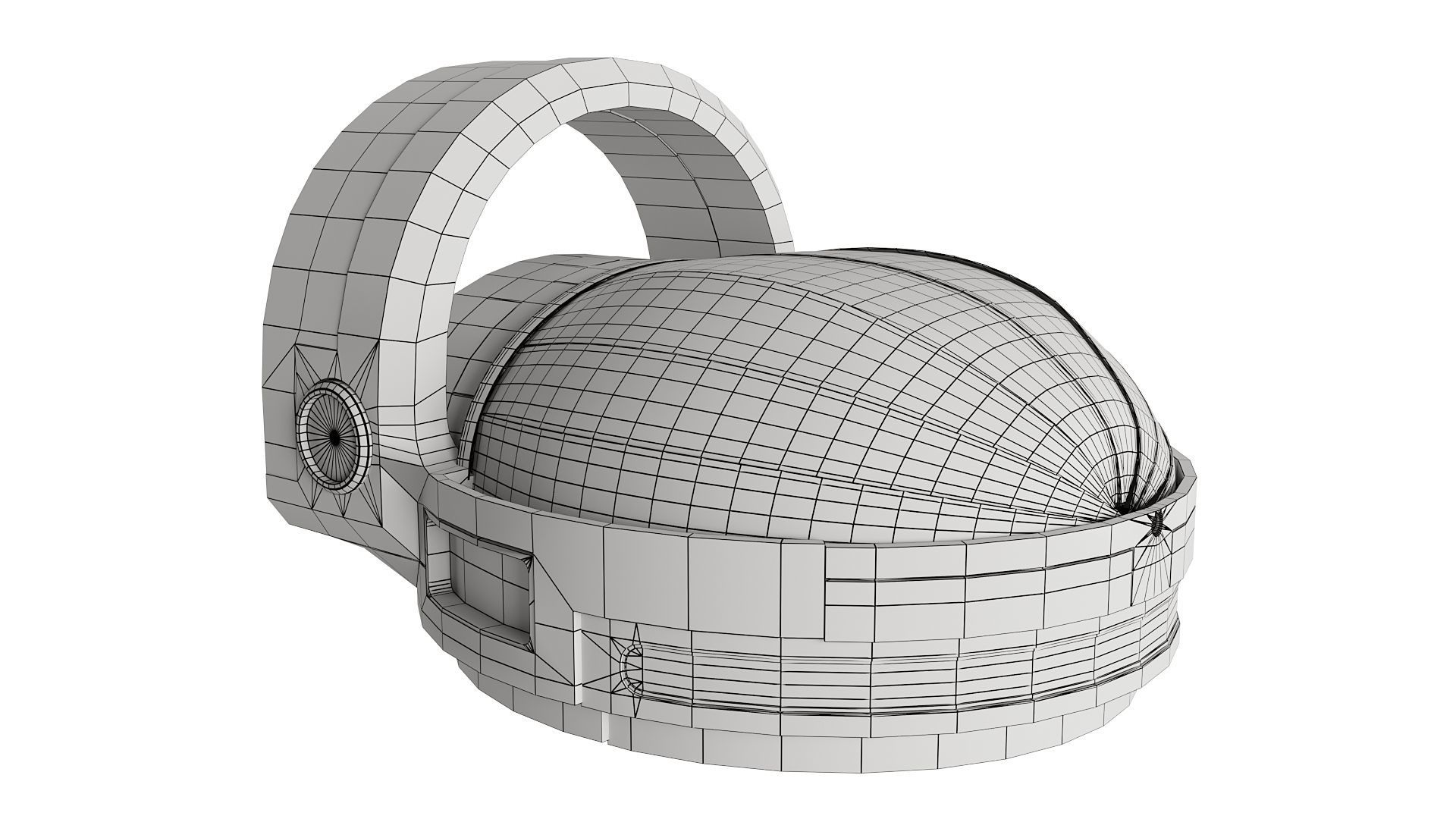 20 Sci-Fi Interior Environment Models Low-poly 3D model_10