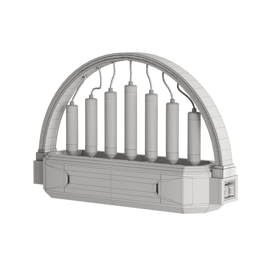 20 Sci-Fi Interior Environment Models Low-poly 3D model_14