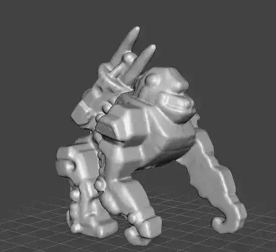 IRON KONG GASHAPON PVC PLASTIC FIGURE TOY MODEL RPG 3D print model