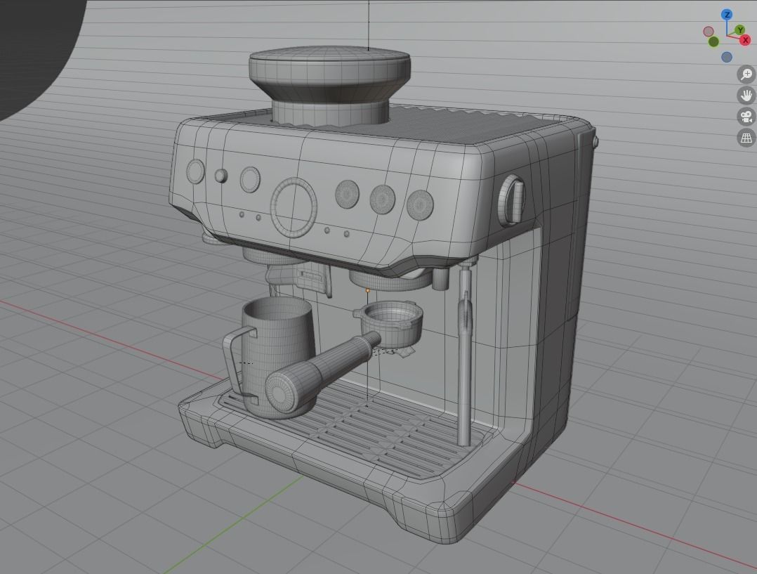 Espresso Machine 3D model_3