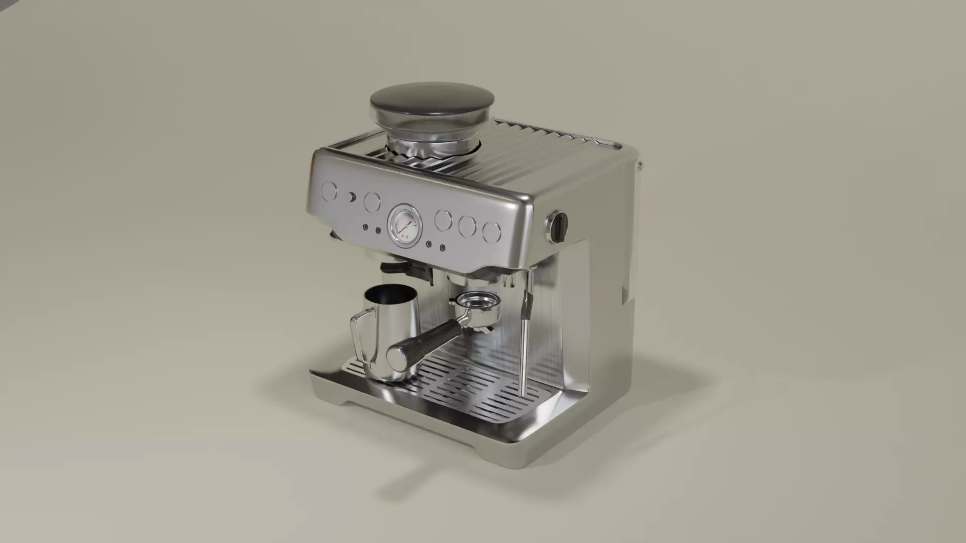 Espresso Machine 3D model_0