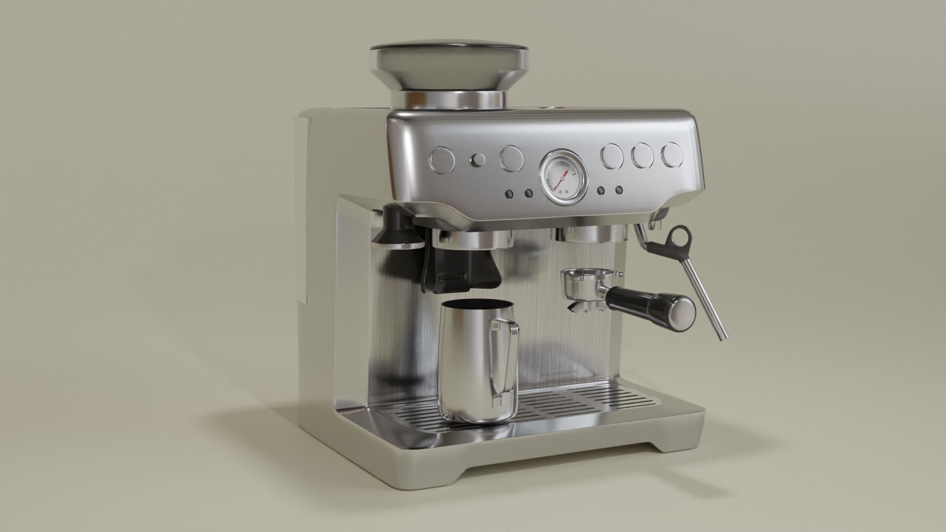 Espresso Machine 3D model_1