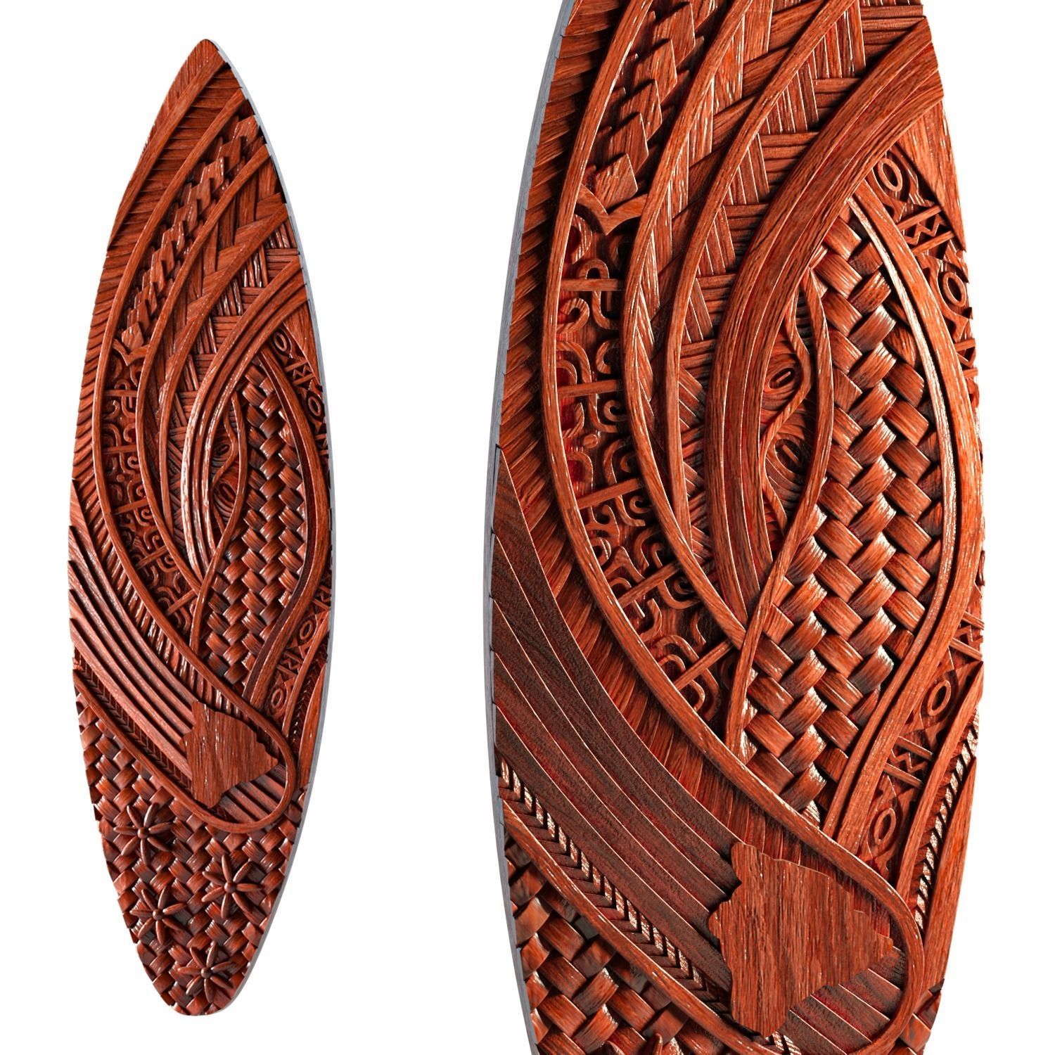 surfing board 3D model_1