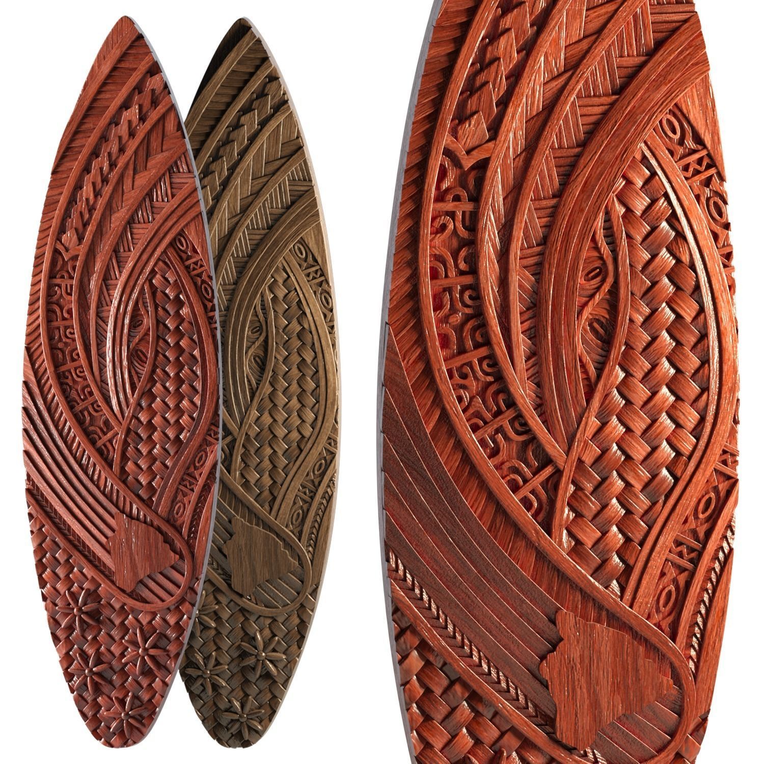 surfing board 3D model_3