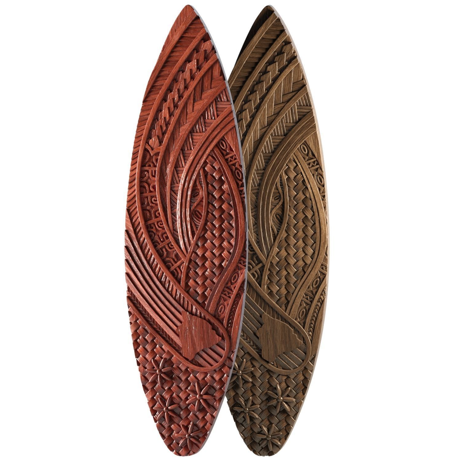 surfing board 3D model_6