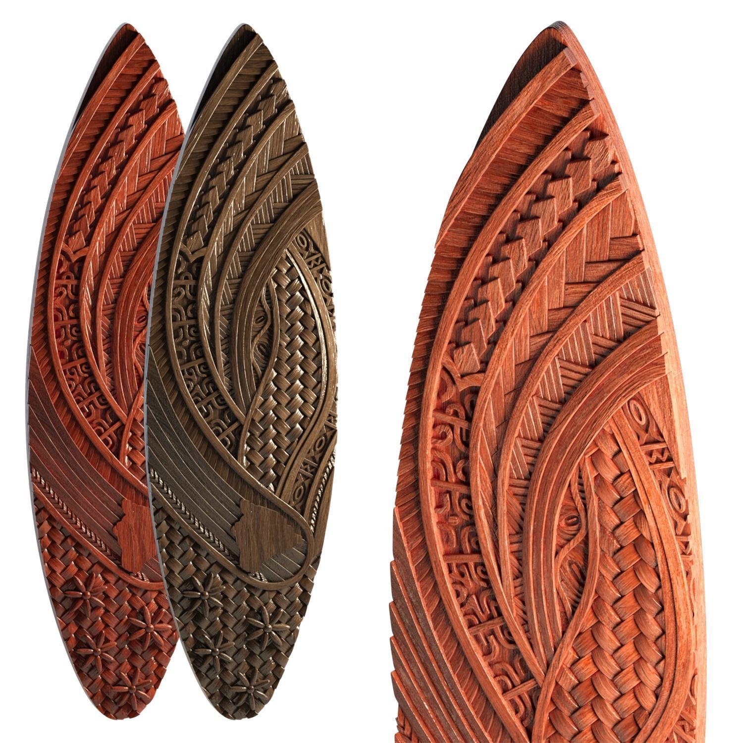 surfing board 3D model_5