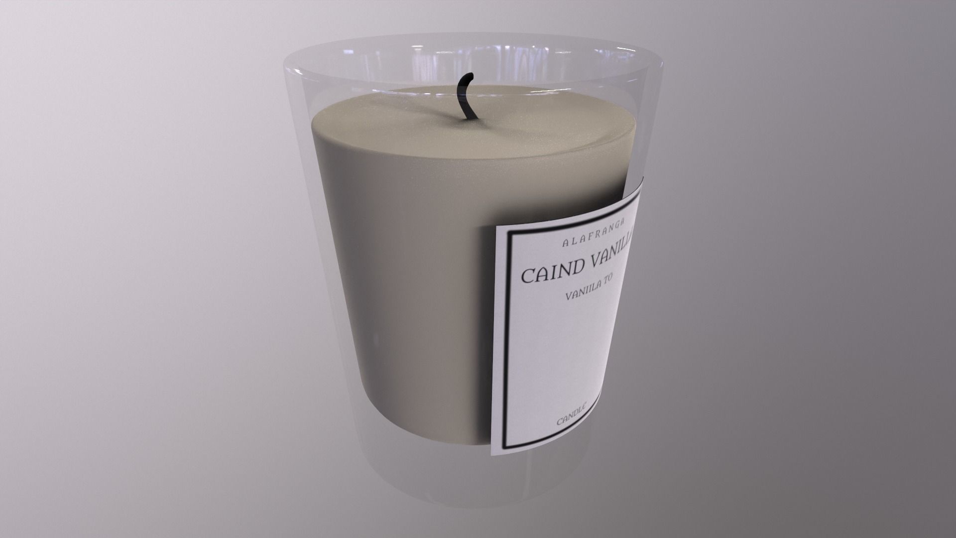 Candles and candleholders-Scented Candle-PBR 3D MODEL 3D model_1