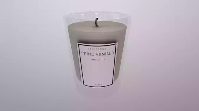 Candles and candleholders-Scented Candle-PBR 3D MODEL