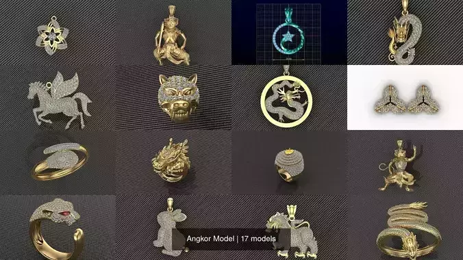 Angkor Model 3D Model Collection