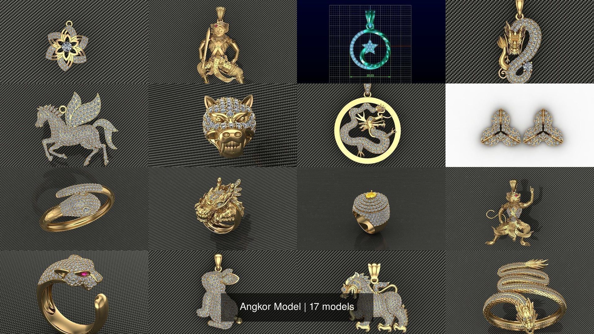 Angkor Model 3D Model Collection_5