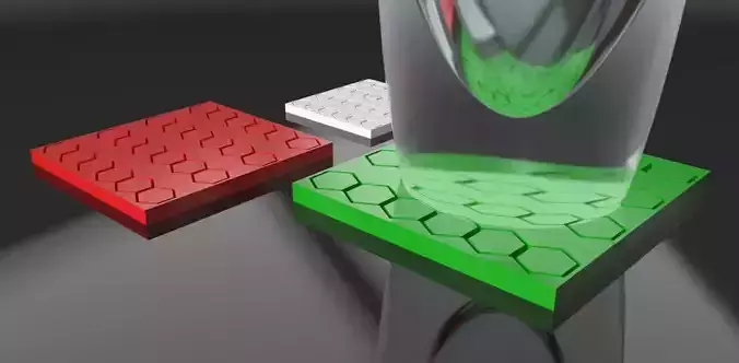 A printable and castable coaster