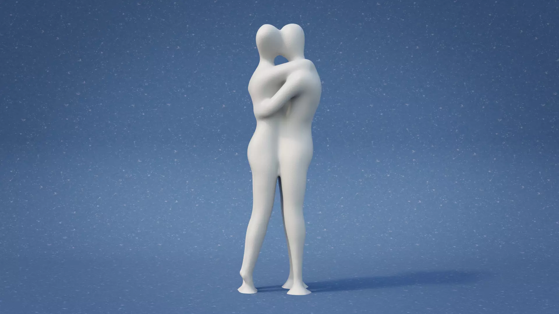 Embrace of Melting Love 3D print model