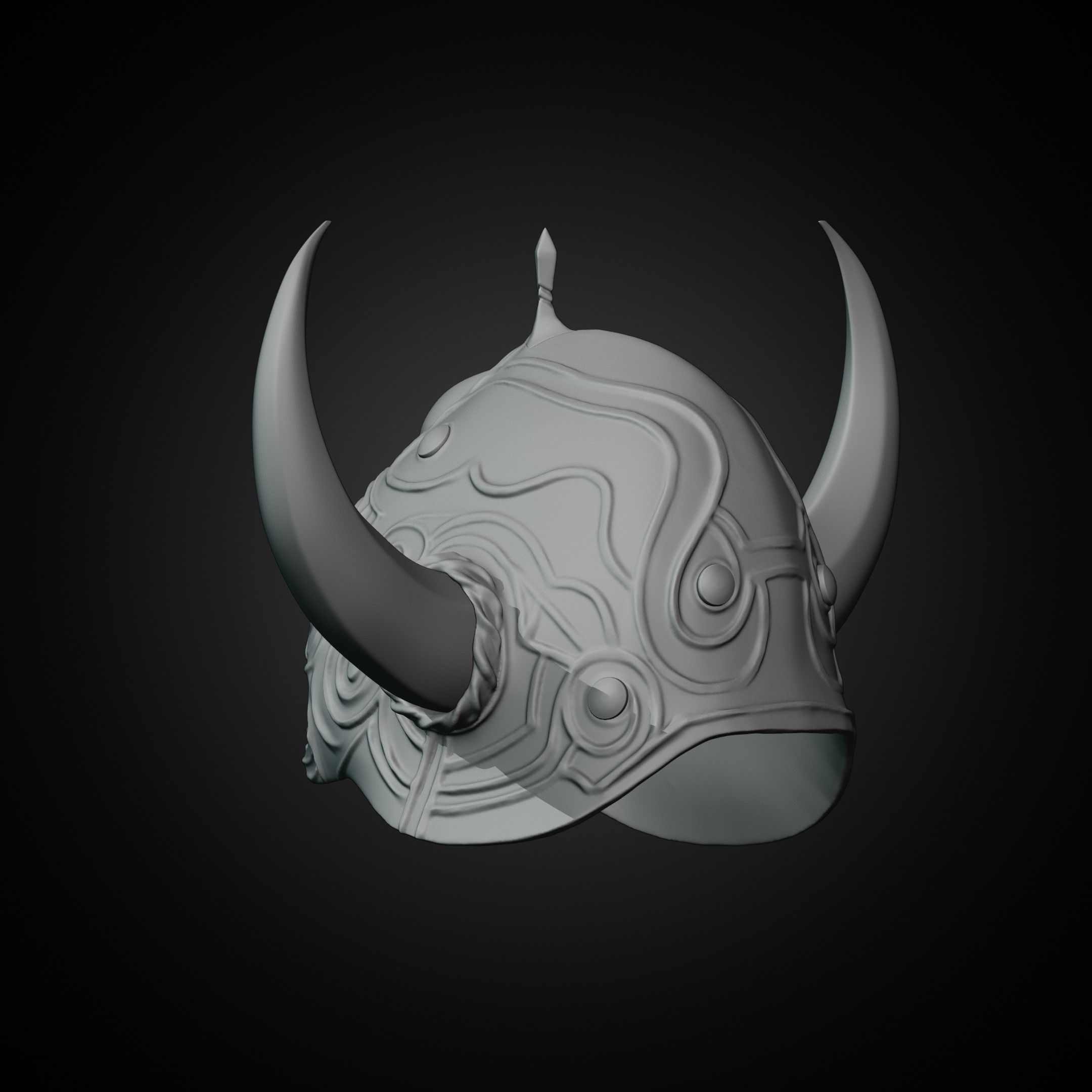 Dark Souls Royal Helm for Cosplay 3D print model_13