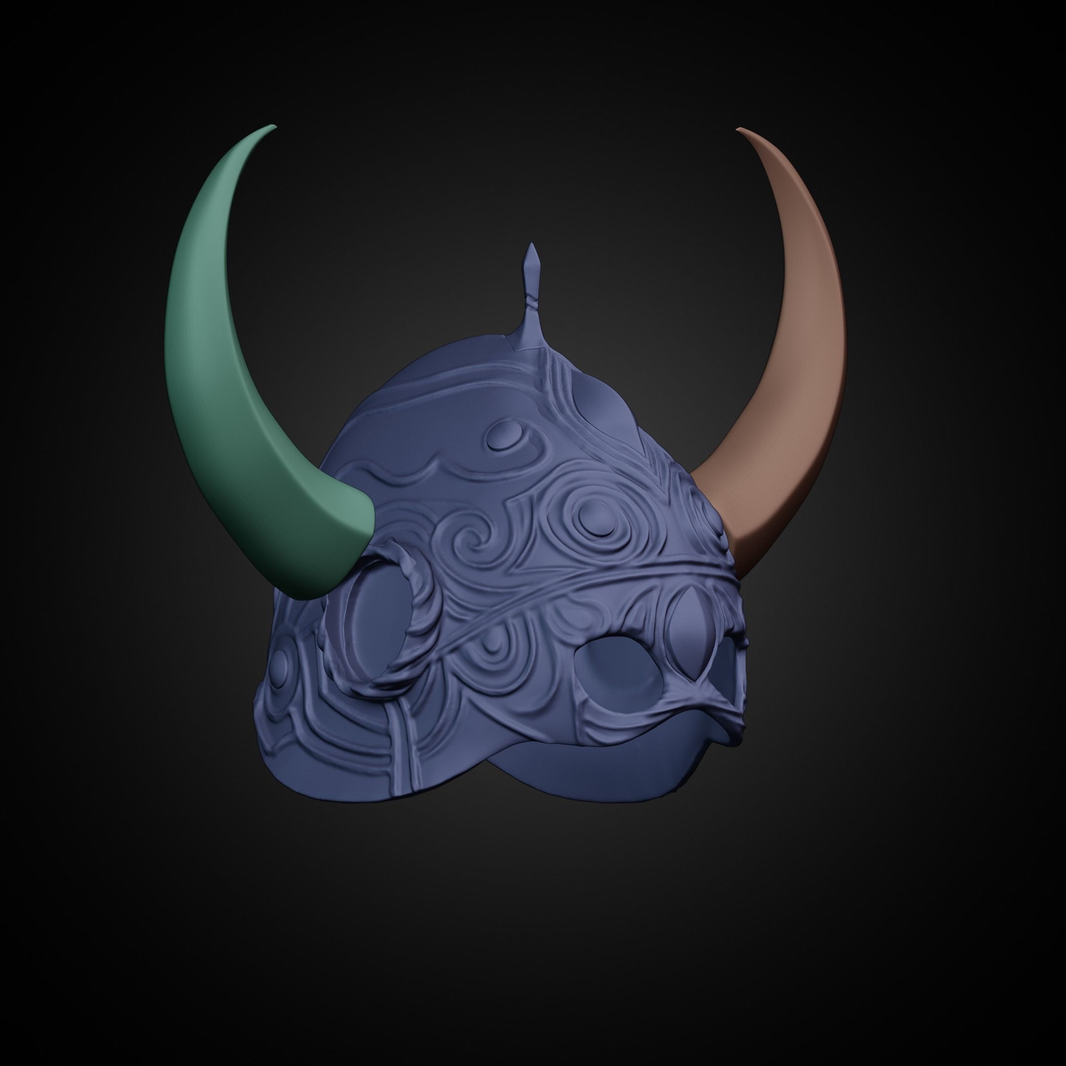 Dark Souls Royal Helm for Cosplay 3D print model_21