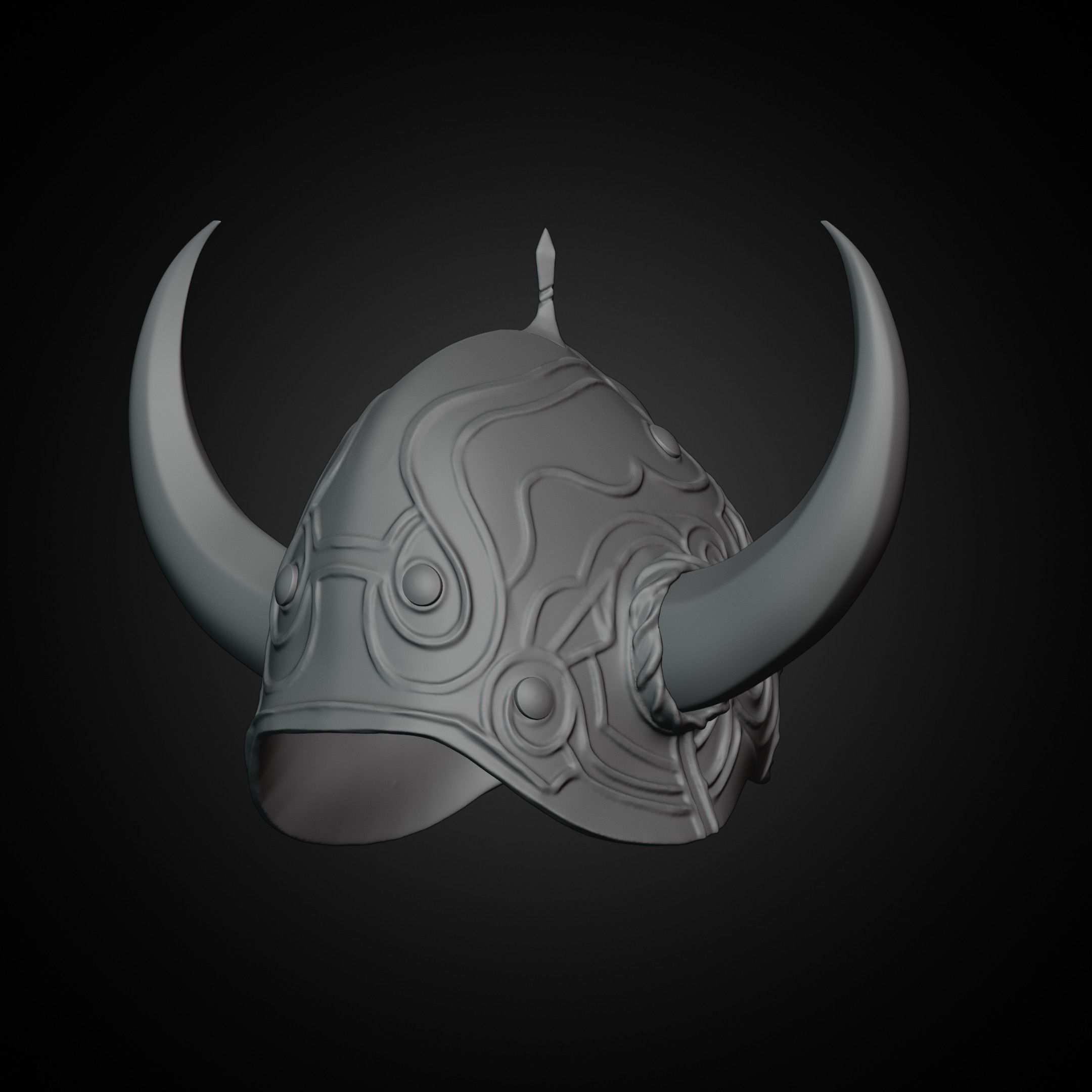 Dark Souls Royal Helm for Cosplay 3D print model_15