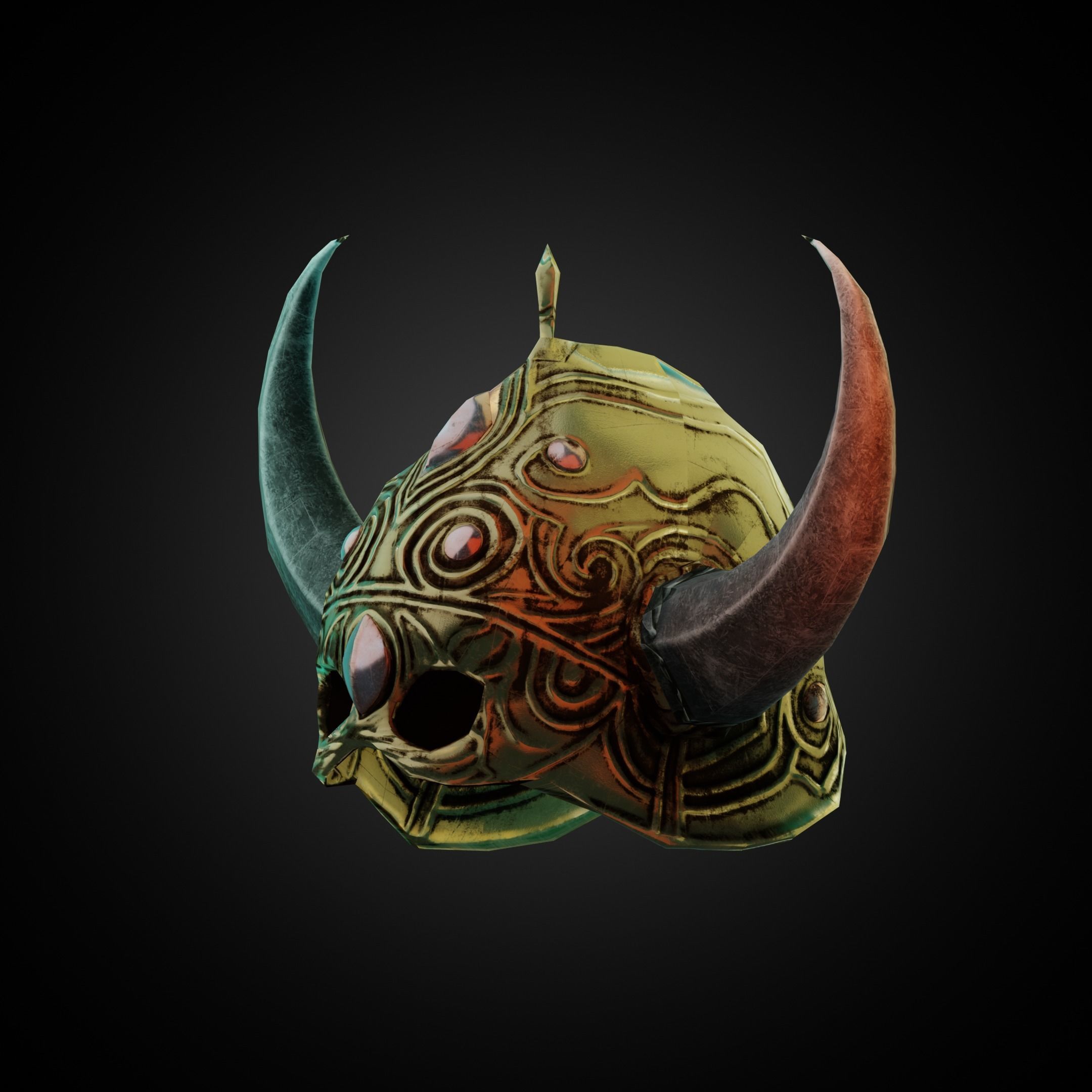 Dark Souls Royal Helm for Cosplay 3D print model_2