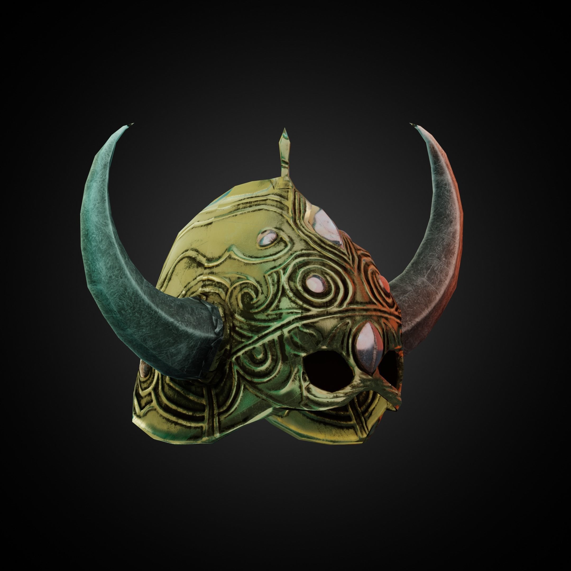 Dark Souls Royal Helm for Cosplay 3D print model_8