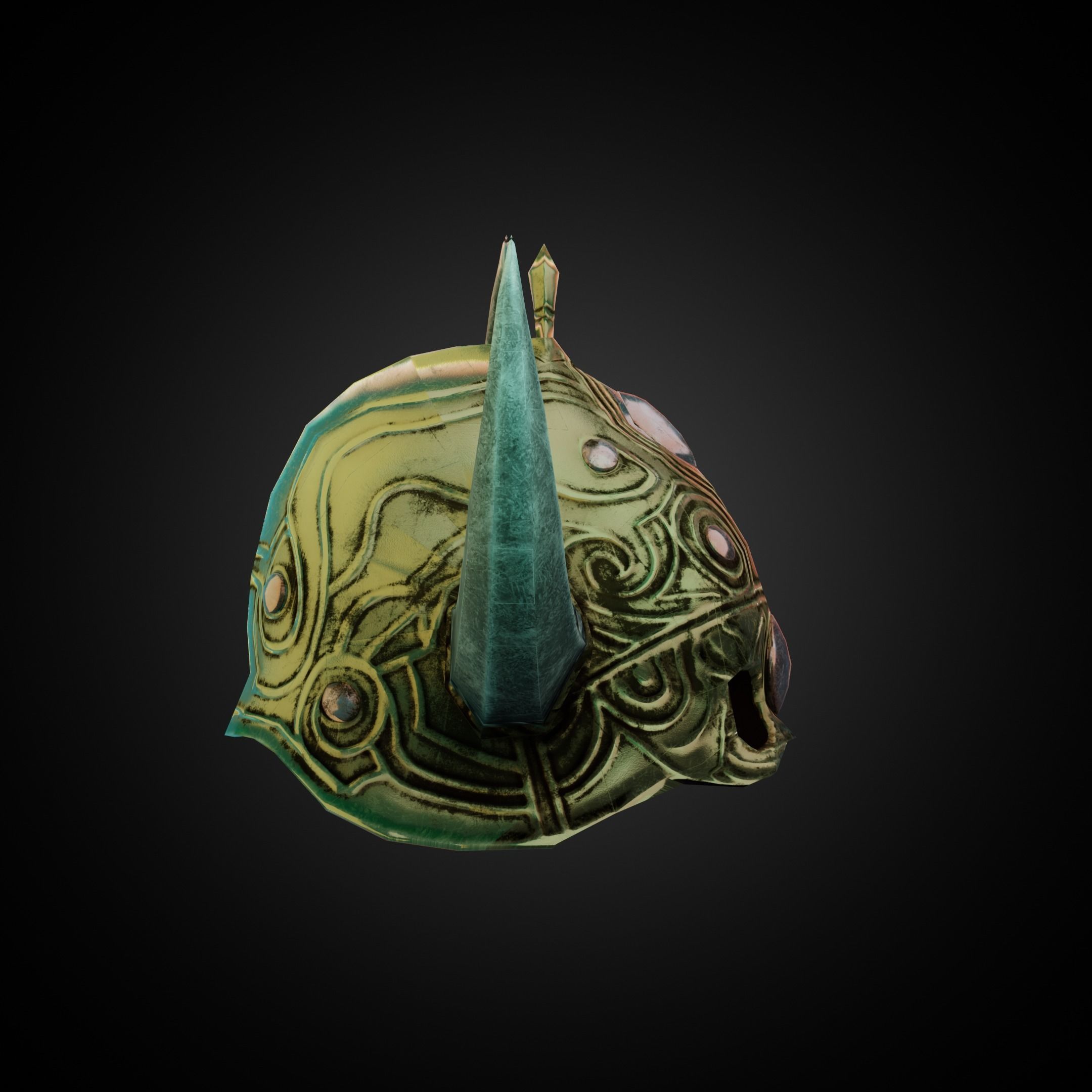 Dark Souls Royal Helm for Cosplay 3D print model_7