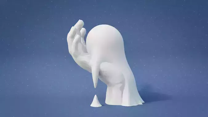 Melting Sphere 3D print model